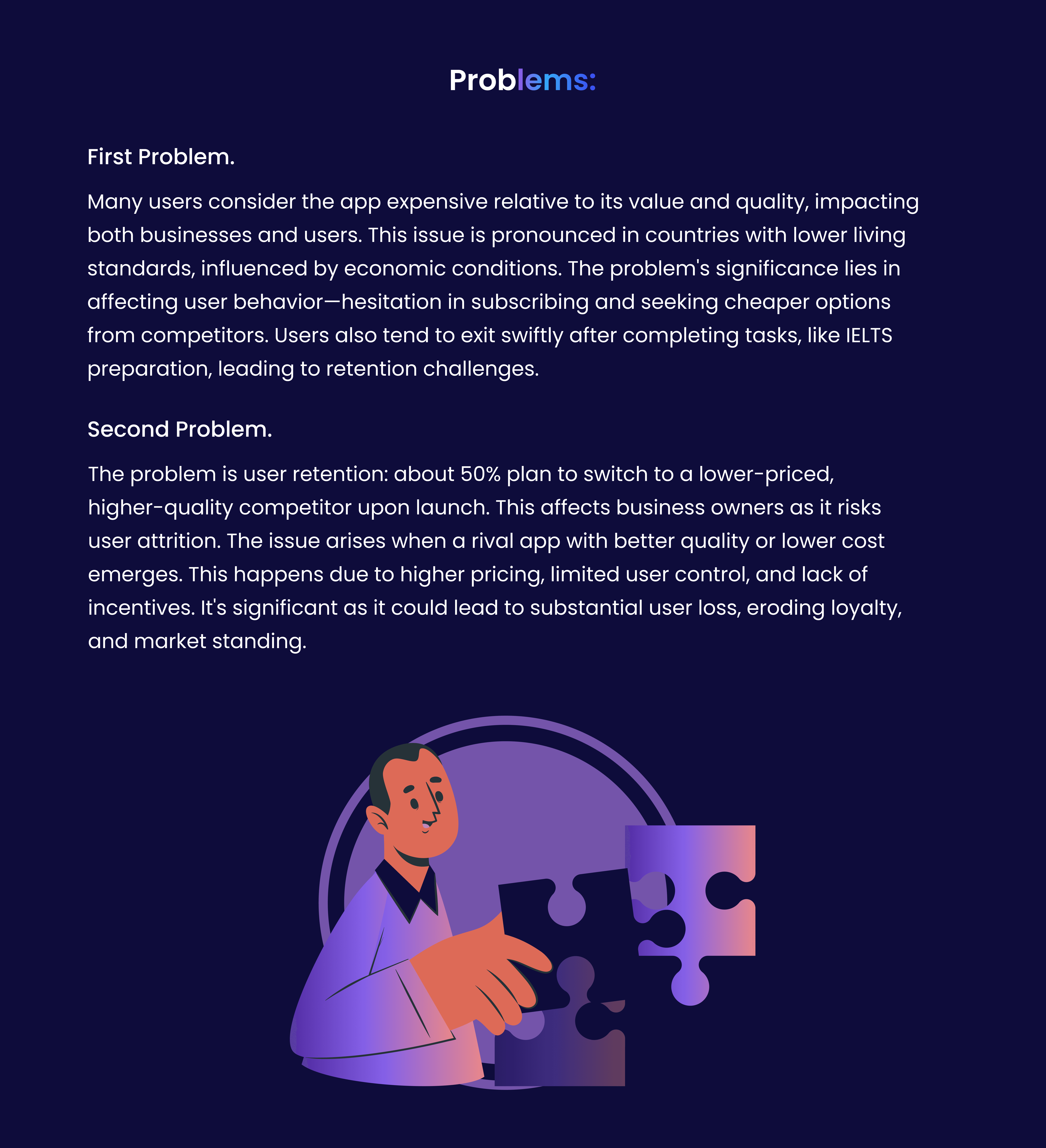 Problems - Cambly App