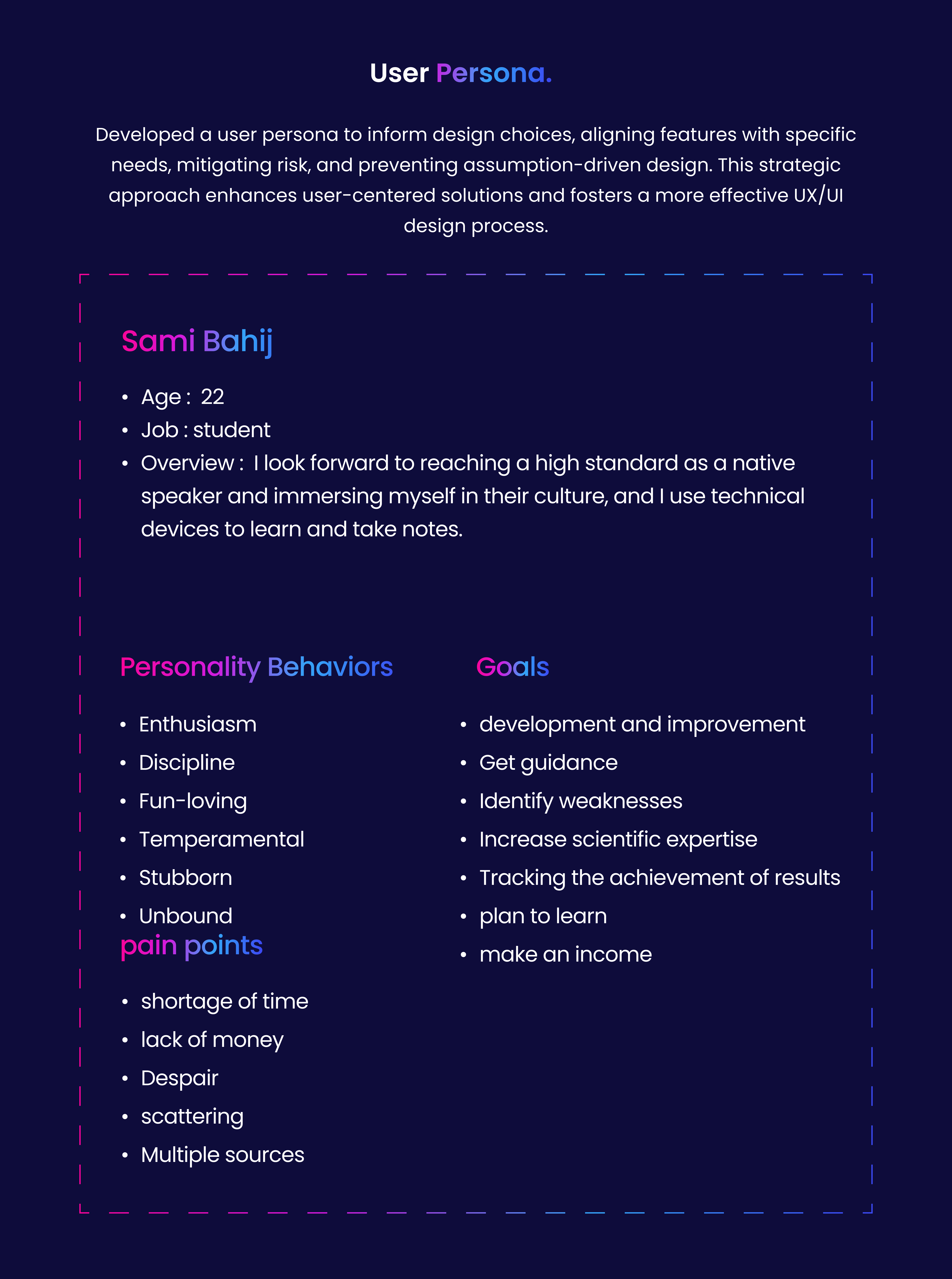 User Persona - Cambly App