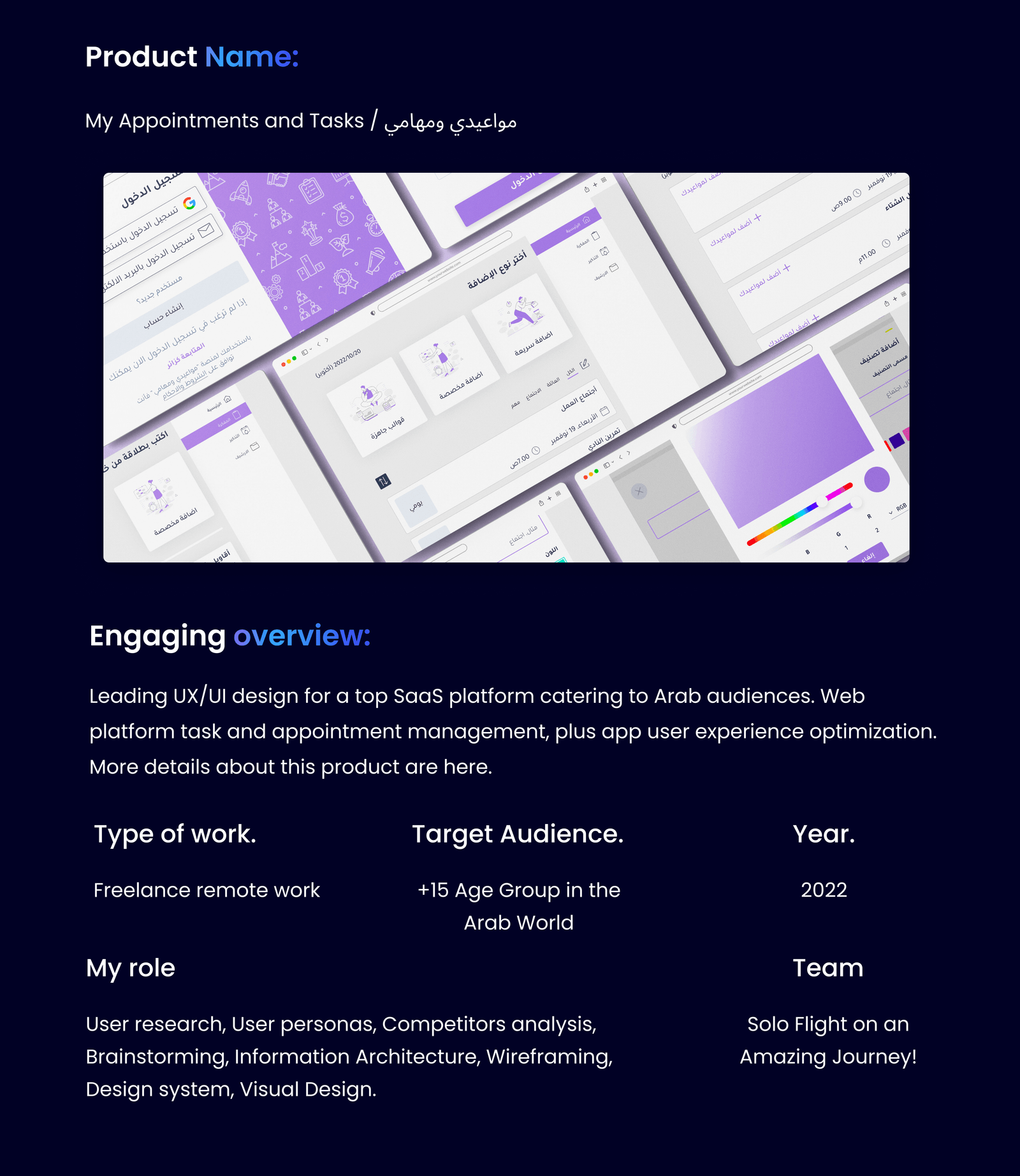 Project Overview - Mawa3idi